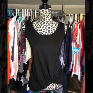 COIN 1804 black twist tank